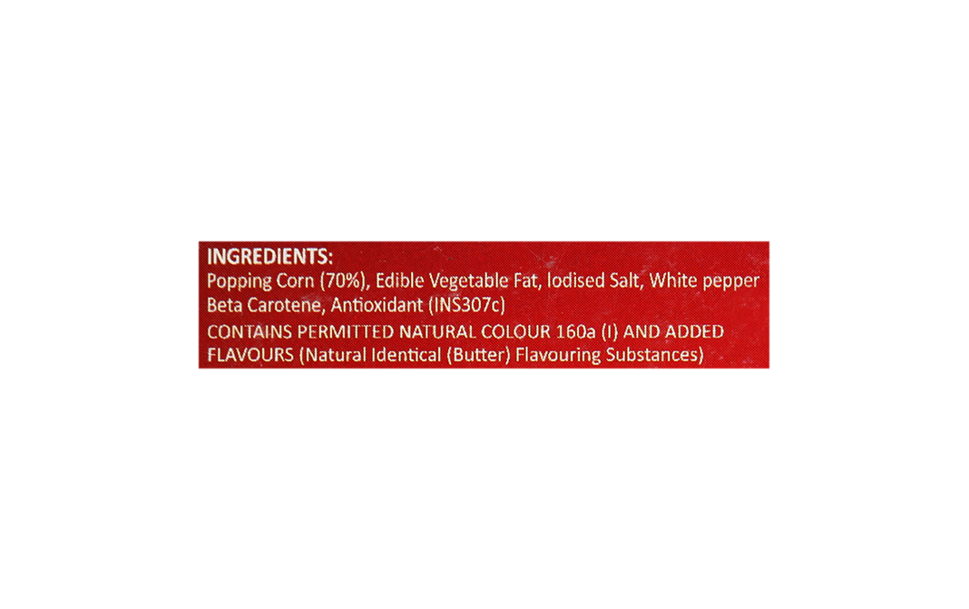 PopEat Microwave Popcorn Butter Pepper   Pack  60 grams